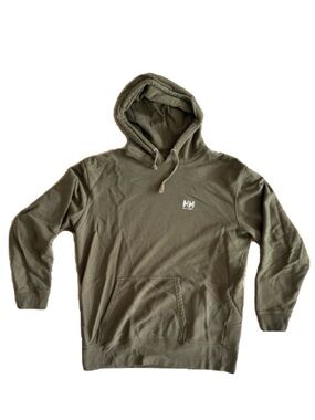 Helly Hansen Olive Hoodie with Subtle HH Logo